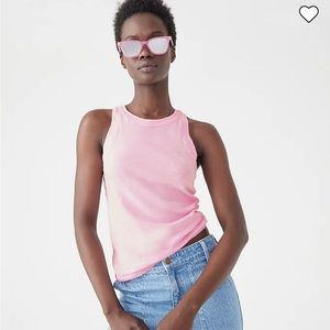 NWT J.Crew Summer Pink Tank Top